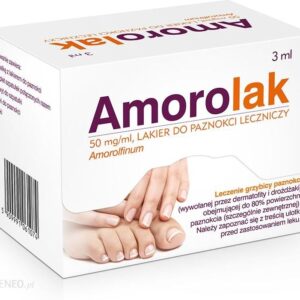 Amorolak lakier do paznokci leczniczy 0,05g/ml 3ml