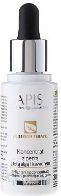 APIS Rozświetlające serum z perłą, złotą algą i kawiorem 30ml