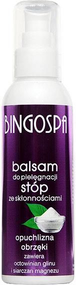 Bingospa balsam do pielęgnacji stóp opuchlizna i obrzęki 135g