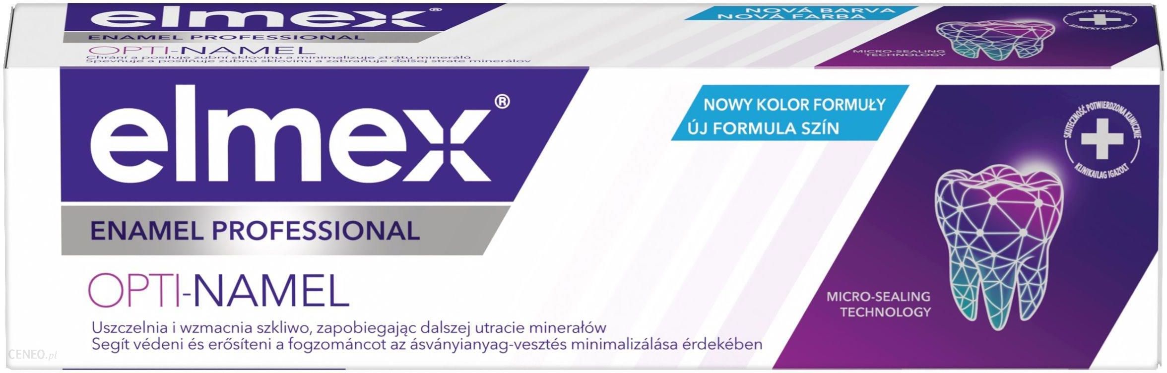 elmex Enamel Professional terapeutyczna pasta do zębów ochrona szkliwa 75 ml