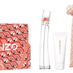 Flower By Kenzo Zestaw Woda Toaletowa Spray 50Ml + Mleczko Do Ciała 75Ml + Kosmetyczka
