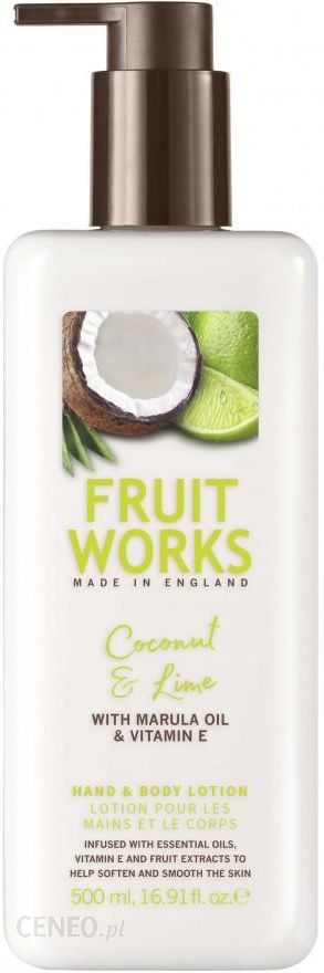 Grace Cole Fruit Works Balsam Do Rąk I Ciała Kokos I Limonka 500Ml