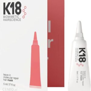 K18 Hair Mask Wegańska maska odbudowująca i regenerująca bez spłukiwania 5ml