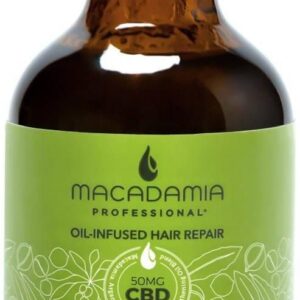 Macadamia Strenghten & Smooth Concentated Oil + CBD Skoncentrowany Olejek Do Włosów i Skóry Głowy 53ml