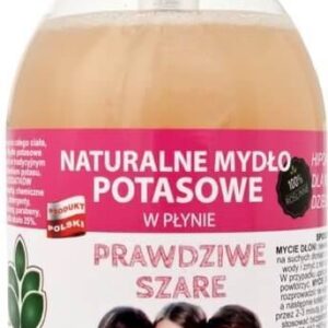 Mydlarnia Powrót Do Natury Mydło Potasowe Prawdziwe Szare Hipoalergiczne Dla Niemowląt Dzieci I Dorosłych W Płynie 0,5L