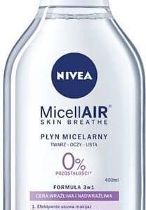 Nivea Micellair Skin Breathe Pielęgnujący Płyn Micelarny Do Cery Wrażliwej I Nadwrażliwej 400 Ml