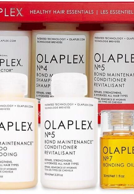 OLAPLEX Essentiels Cheveux Eclatants Coffret Soin Cheveux SET HOLIDAY 2021
