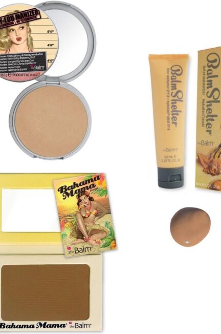 TheBalm do makijażu TheBalm Mary-Lou + Bahama Mama + Balm Shelter Medium Dark
