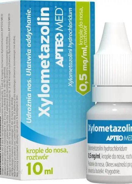 Xylometazolin Apteo Med 0,05% Krople do nosa 10ml